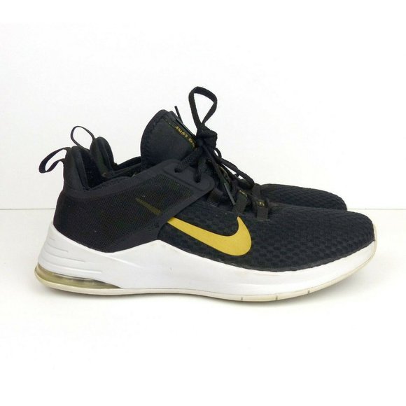 Nike | Shoes | Nike Air Max Bella Tr 2 Black Gold Running Shoes Aq74920  Womens Us 95 | Poshmark